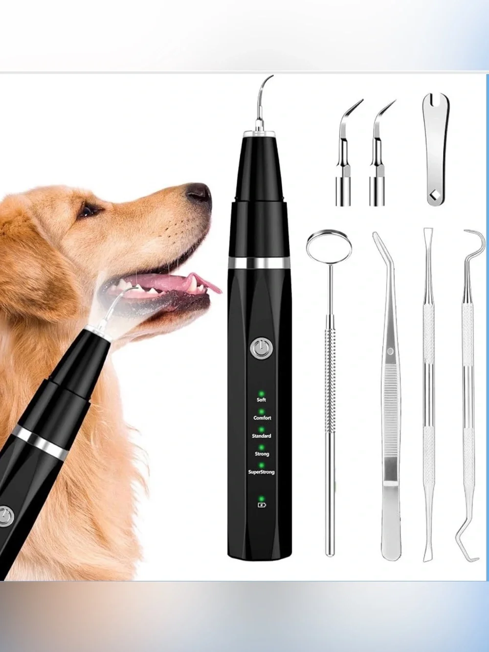 New Open Box Ni Shen Pet Dental Cleaner Black Color .
